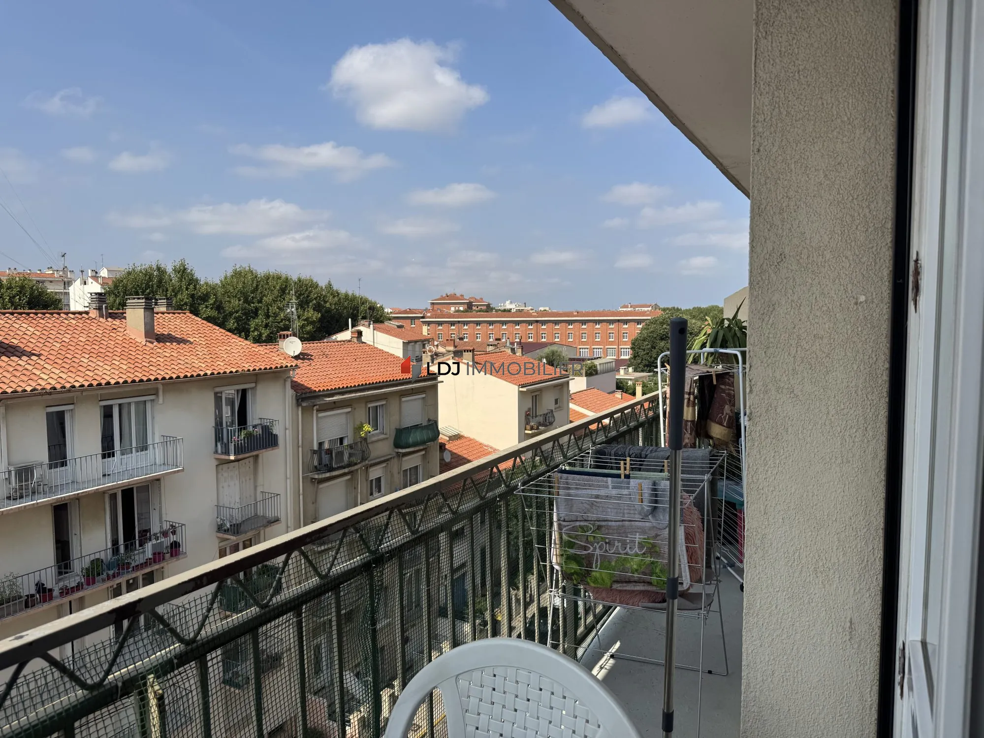 Appartement T3 de 69 m² à vendre à Perpignan avec balcon et cave 