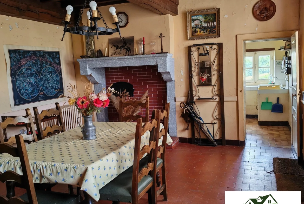 Maison de campagne spacieuse avec vue en Morvan près de Blismes 