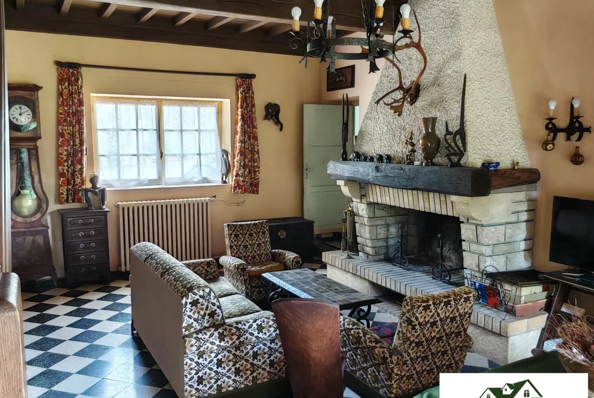 Maison de campagne spacieuse avec vue en Morvan près de Blismes 