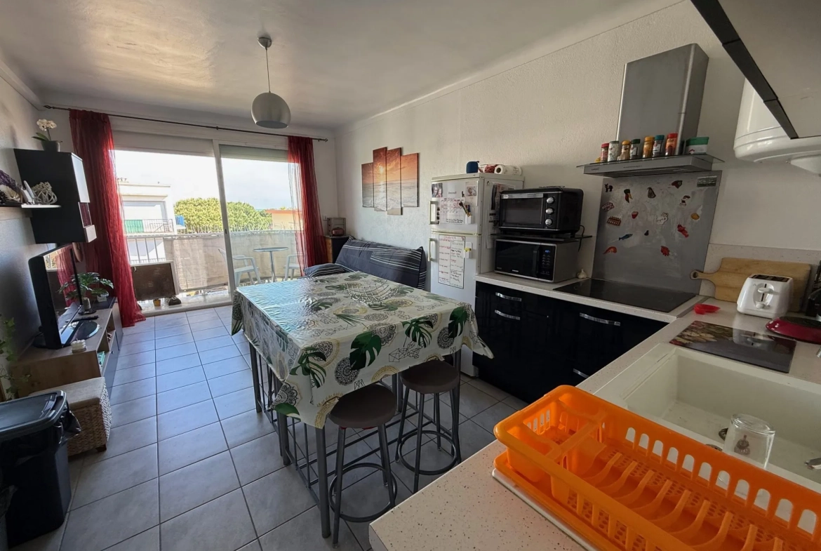 Bel appartement avec vue mer et montagne à Argeles-sur-Mer au 4ème étage 