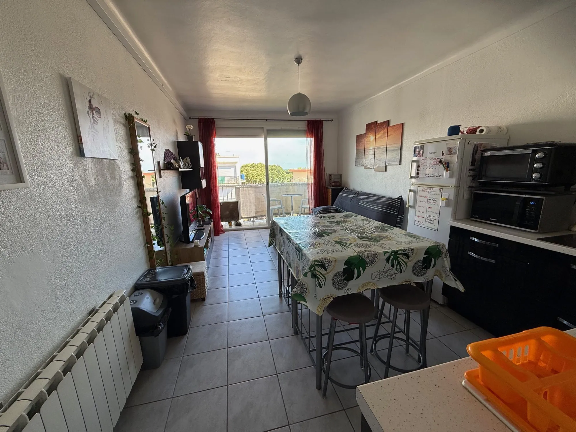 Bel appartement avec vue mer et montagne à Argeles-sur-Mer au 4ème étage 