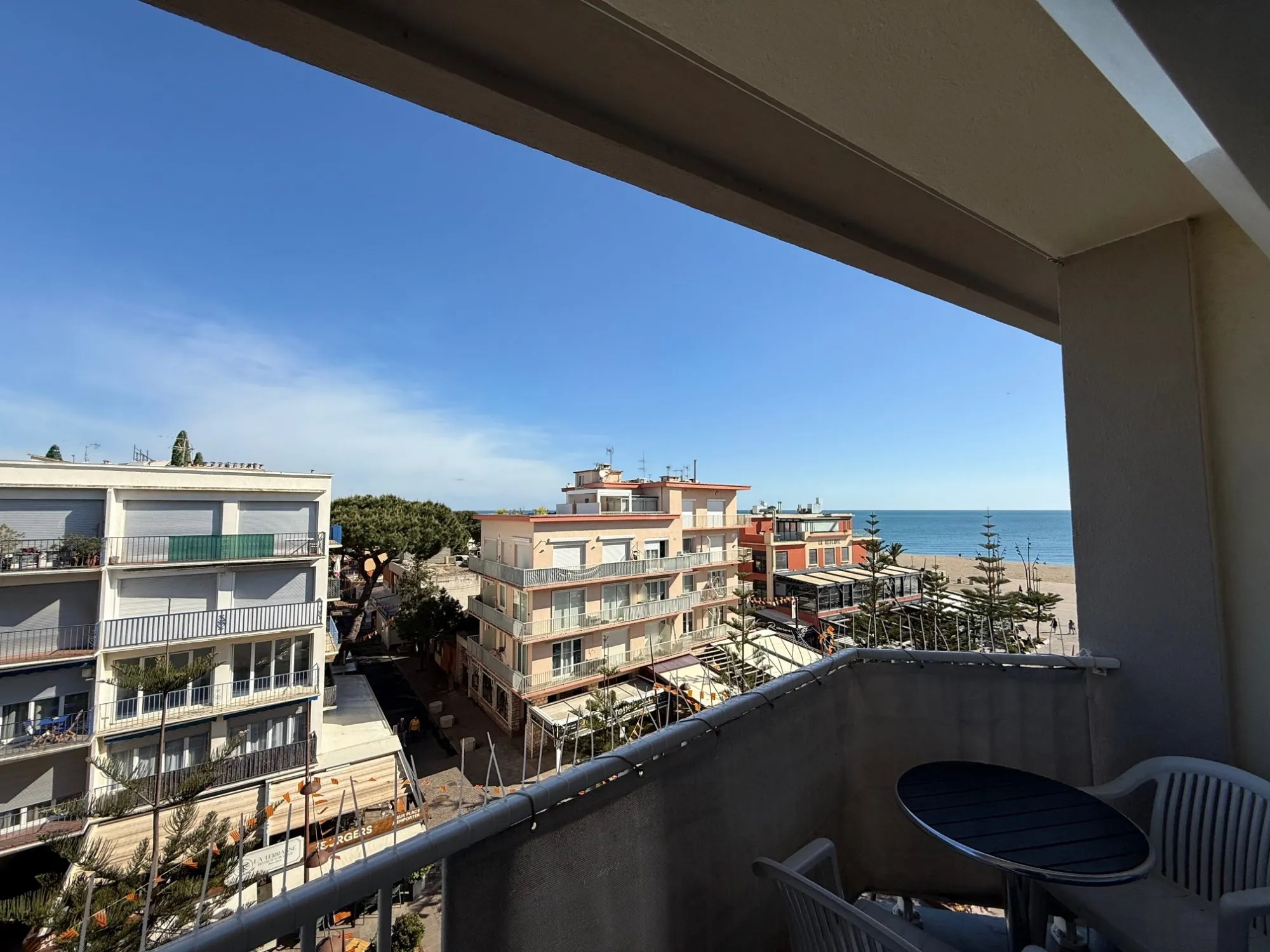 Bel appartement avec vue mer et montagne à Argeles-sur-Mer au 4ème étage 