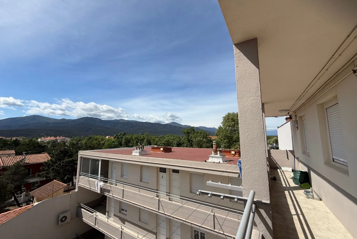Bel appartement avec vue mer et montagne à Argeles-sur-Mer au 4ème étage 