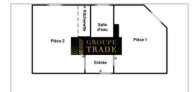 A vendre appartement 2 pièces à Saint-Denis, idéal investisseur ou primo-accédant 
