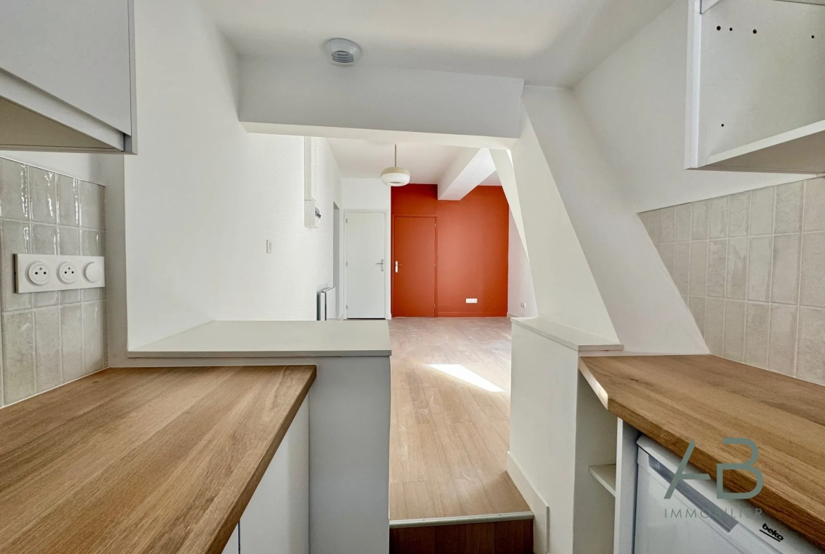 Bel appartement T2 à Lille Wazemmes proche métro et marché 
