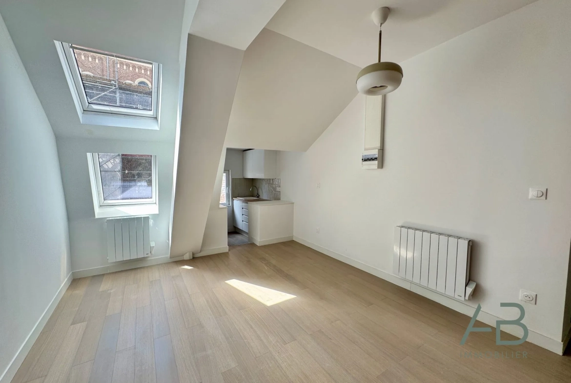 Bel appartement T2 à Lille Wazemmes proche métro et marché 