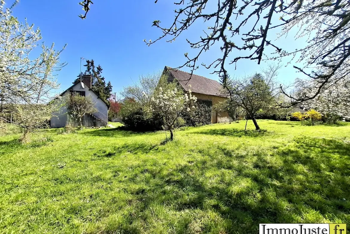 Charmante maison de 81m² avec grange et jardin à Maintenon, proche Paris 