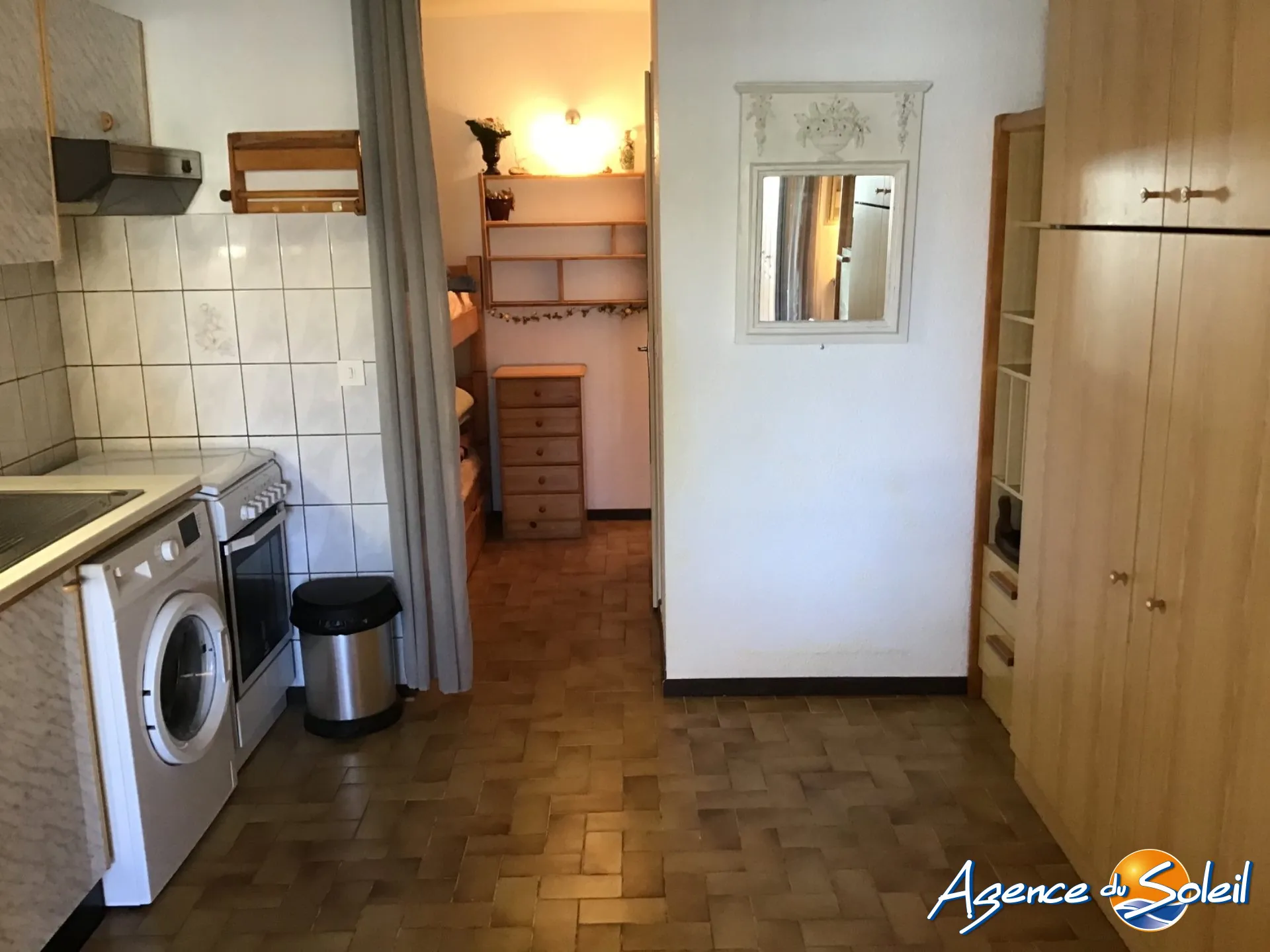 Studio spacieux avec loggia et équipements sportifs à Le Barcarès 