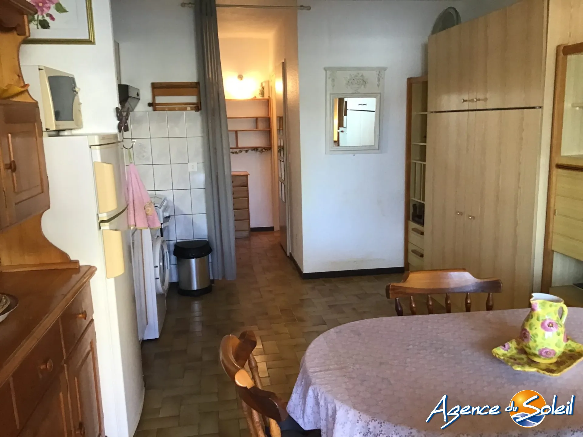 Studio spacieux avec loggia et équipements sportifs à Le Barcarès 