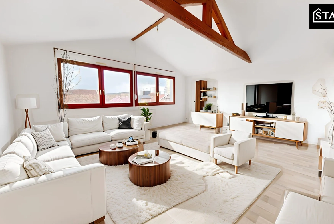 Appartement T3/4 lumineux avec jardin, cave à Belfort - Investissement ou résidence principale 