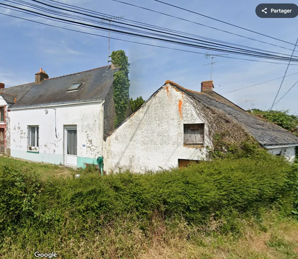 A vendre maison ancienne à rénover de 58 m² à Pontchâteau 
