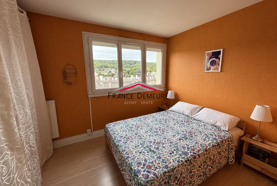 Appartement 3 pièces à vendre à Franconville proche gare, balcon, résidence sécurisée 