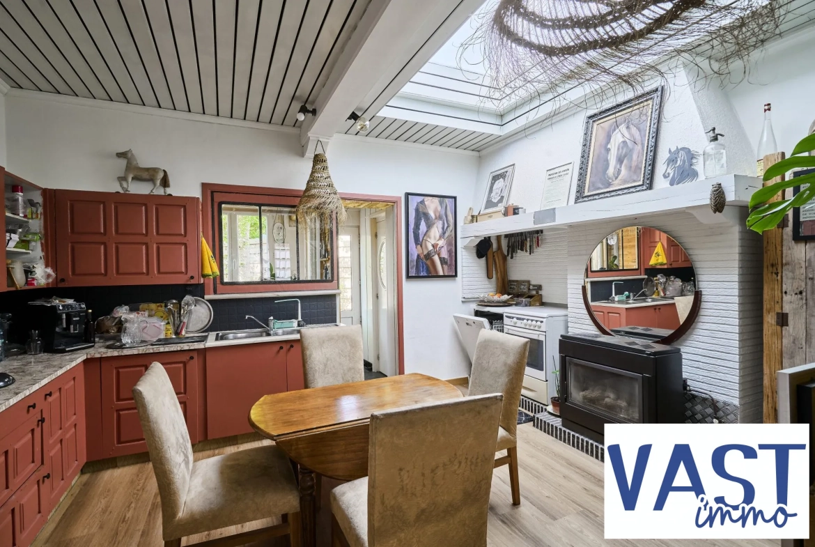 Maison familiale de 103 m² à Halluin avec terrasse et 3 chambres 