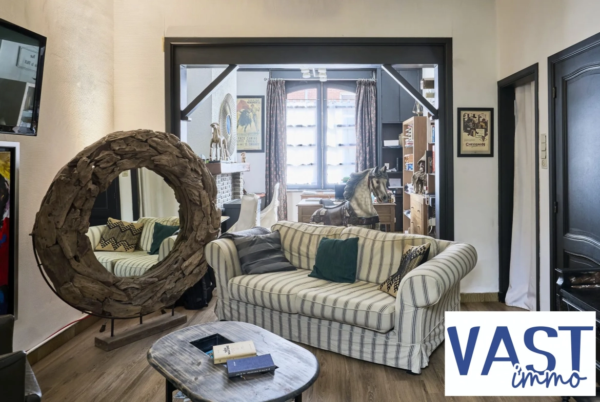 Maison familiale de 103 m² à Halluin avec terrasse et 3 chambres 