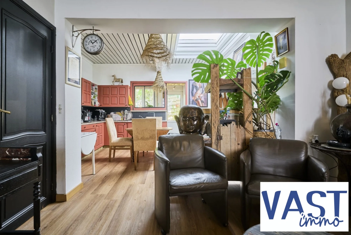 Maison familiale de 103 m² à Halluin avec terrasse et 3 chambres 