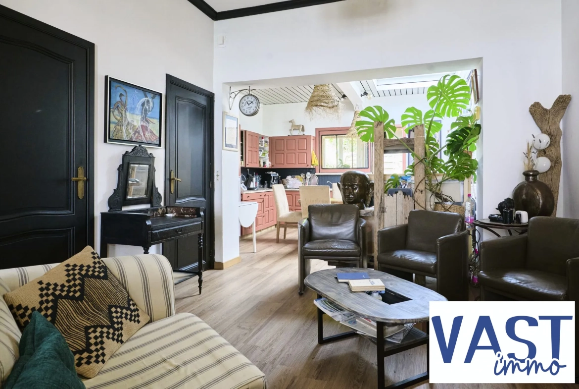 Maison familiale de 103 m² à Halluin avec terrasse et 3 chambres 