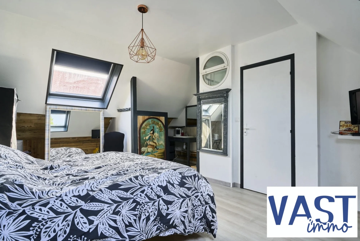 Maison familiale de 103 m² à Halluin avec terrasse et 3 chambres 