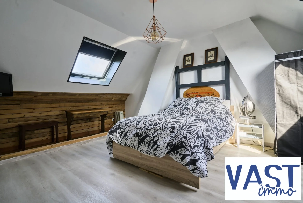 Maison familiale de 103 m² à Halluin avec terrasse et 3 chambres 