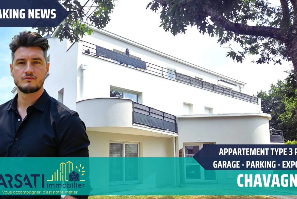 Charmant appartement T3 avec terrasse à Chavagne près de Rennes 