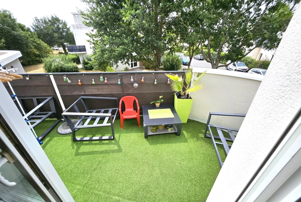 Charmant appartement T3 avec terrasse à Chavagne près de Rennes 