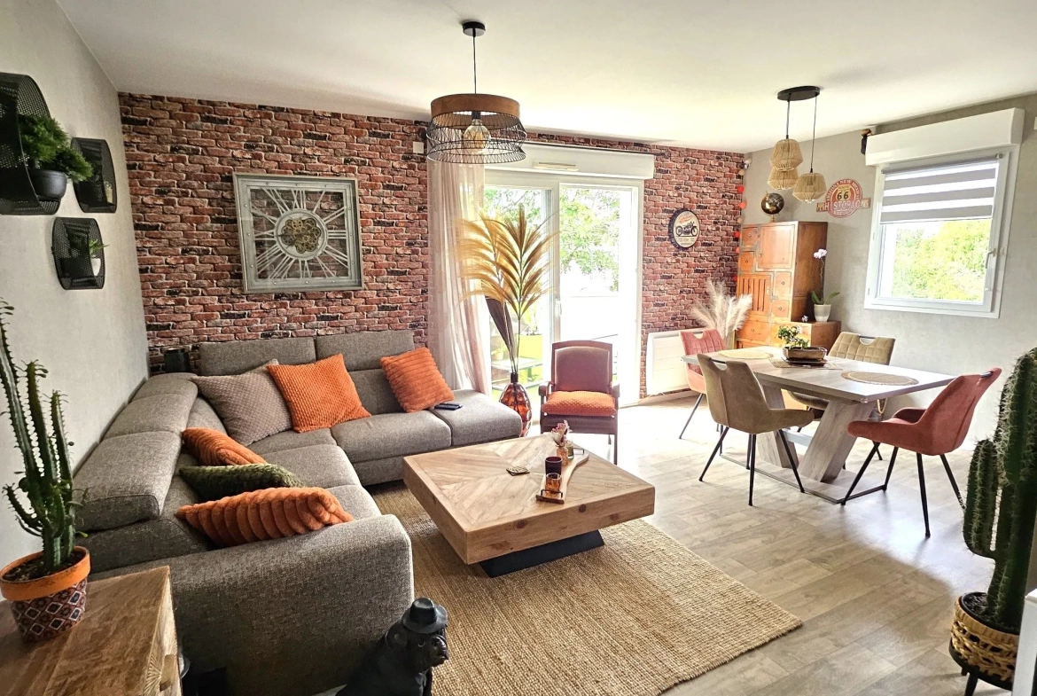 Charmant appartement T3 avec terrasse à Chavagne près de Rennes 