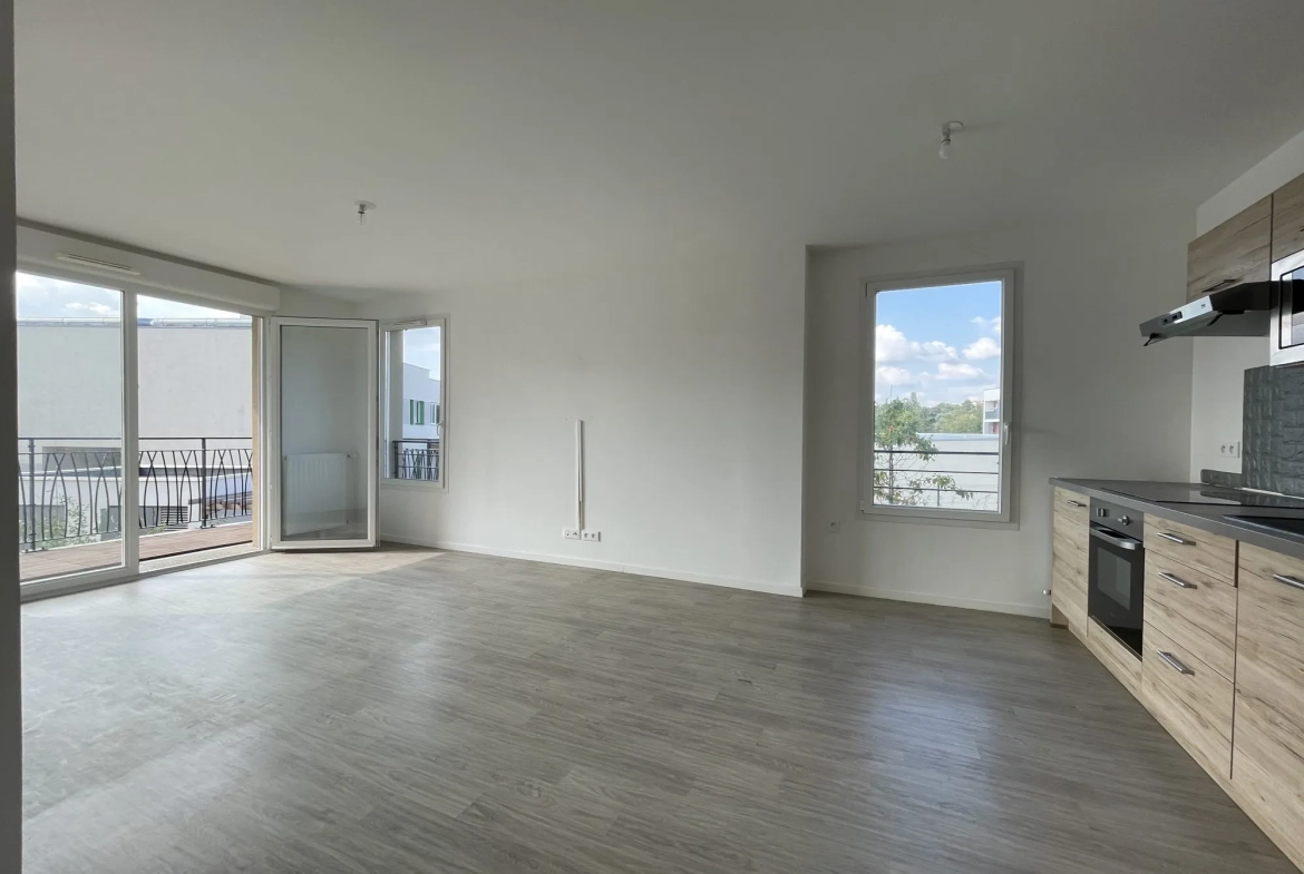 Appartement T3 moderne à vendre à Corbeil-Essonnes — 59,60 m² avec balcon 