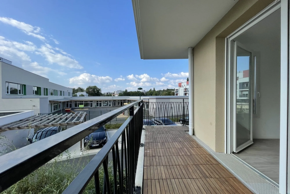 Appartement T3 moderne à vendre à Corbeil-Essonnes — 59,60 m² avec balcon 