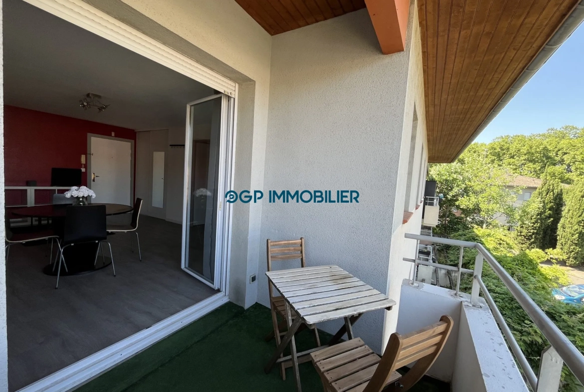Appartement T2 avec terrasse à Castelginest - Dernier étage 