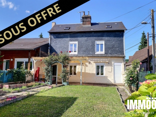 Maison de ville avec jardin et garage à Notre-Dame-de-Bondeville