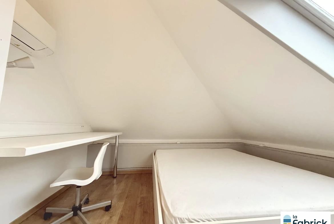 Appartement lumineux et rénové de 46m² à Strasbourg – Dernier étage, meublé 