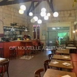 Fonds de commerce bar-restaurant à Bordeaux Belcier avec licence 4 et cour arrière