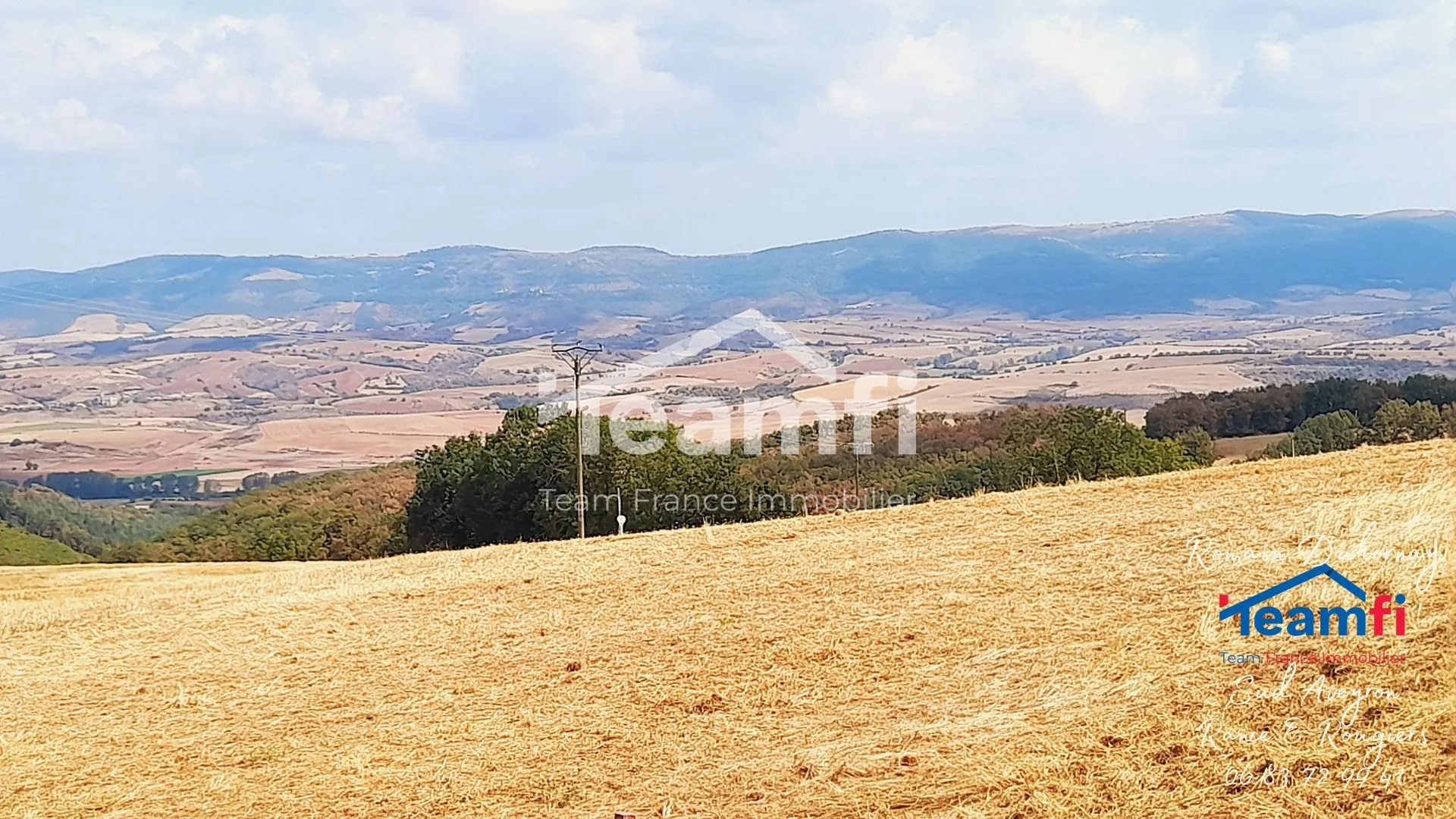 Terrain constructible de 1465m² avec vue panoramique à Mounes Prohencoux 