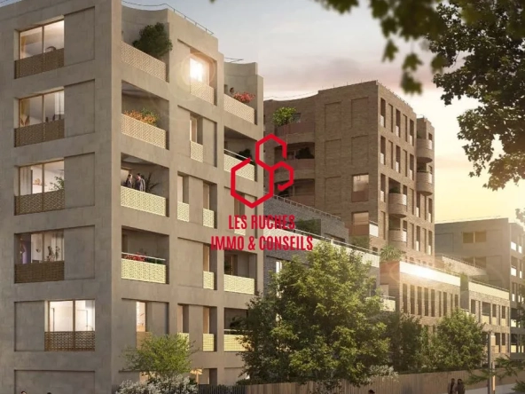 Appartement T1 avec deux terrasses et jardin à vendre à Aulnay-sous-Bois