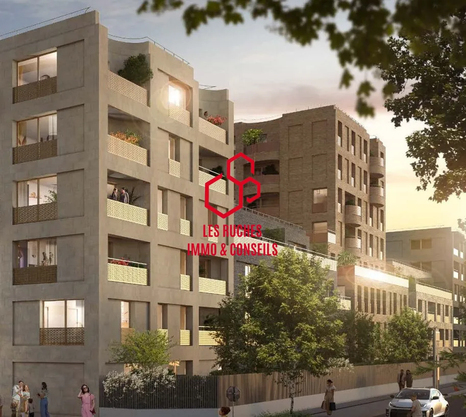 Appartement T1 avec deux terrasses et jardin à vendre à Aulnay-sous-Bois 