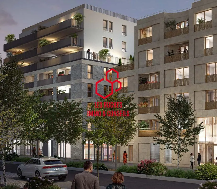 Appartement T1 avec deux terrasses et jardin à vendre à Aulnay-sous-Bois 