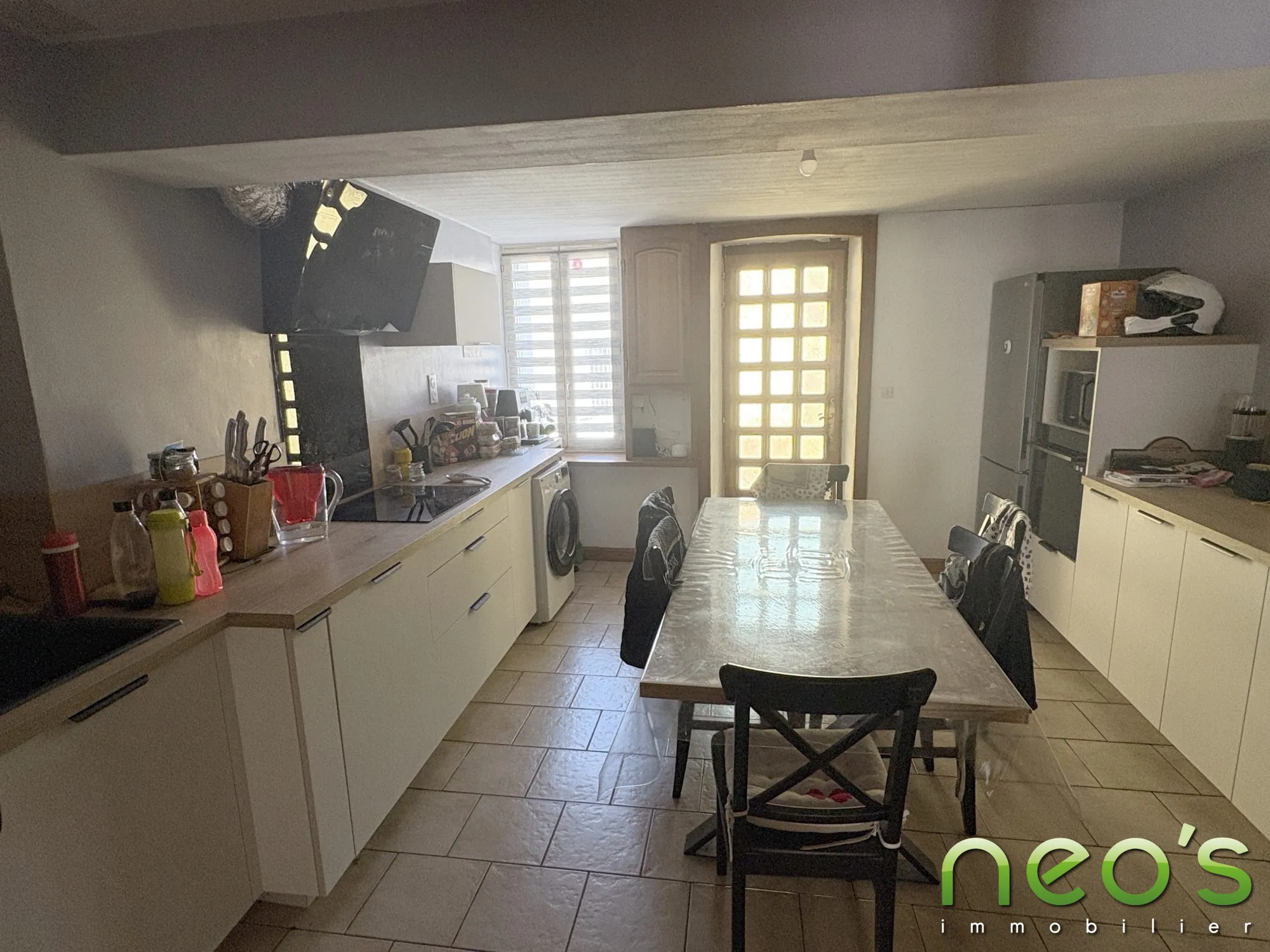 Maison de bourg à vendre à Saint-Macaire-en-Mauges de 93 m² avec cour et garage 