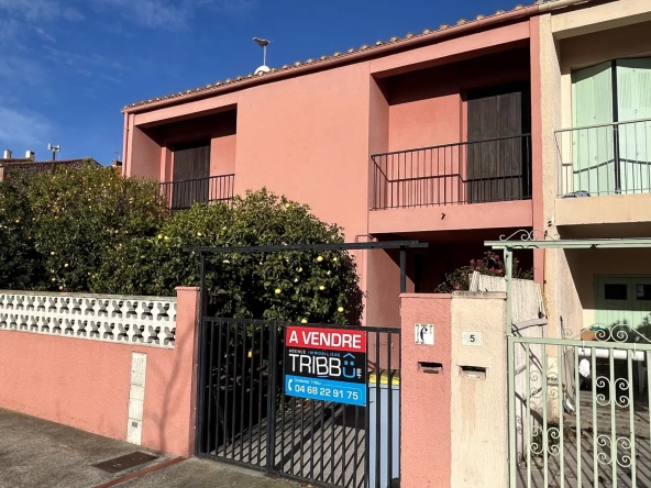 Maison 3 faces de 107 m² avec 3 chambres à Pollestres, quartier paisible