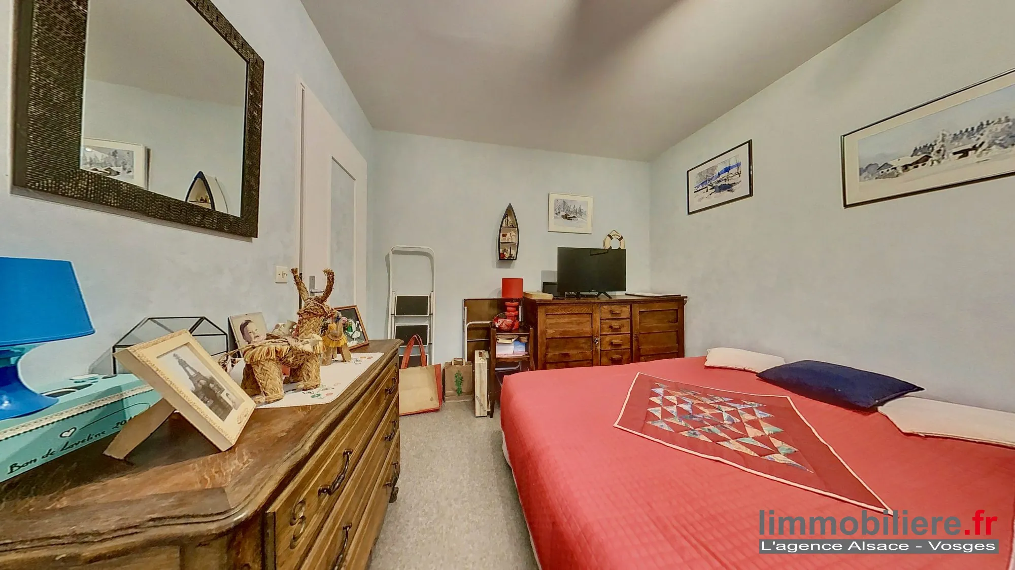 Maison en viager occupé à Ban de Laveline, 102 m², terrain arboré, sans rente 