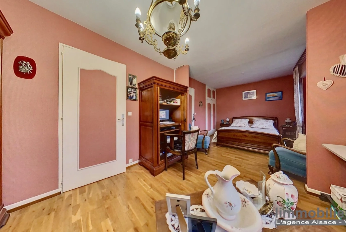 Maison en viager occupé à Ban de Laveline, 102 m², terrain arboré, sans rente 