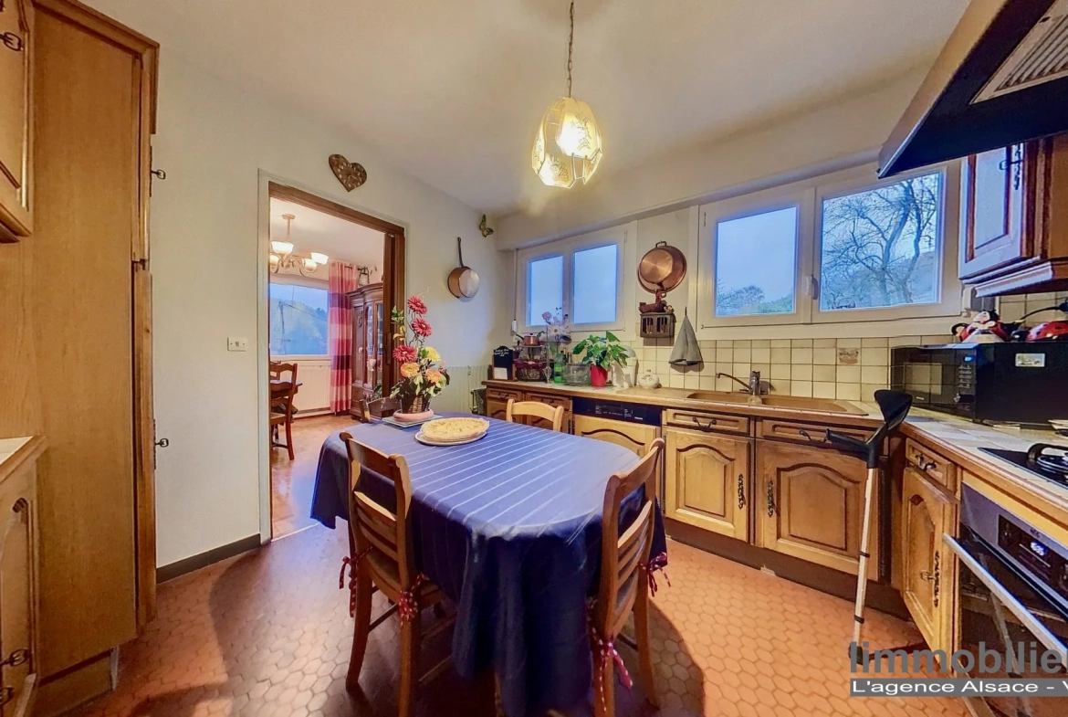 Maison en viager occupé à Ban de Laveline, 102 m², terrain arboré, sans rente 