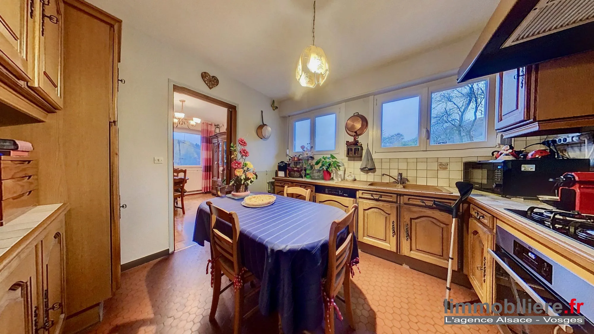 Maison en viager occupé à Ban de Laveline, 102 m², terrain arboré, sans rente 