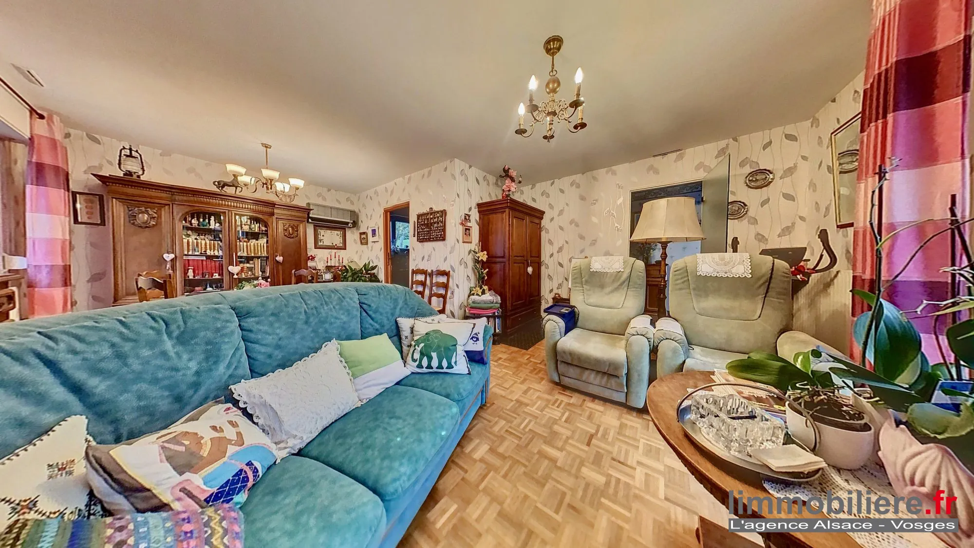 Maison en viager occupé à Ban de Laveline, 102 m², terrain arboré, sans rente 