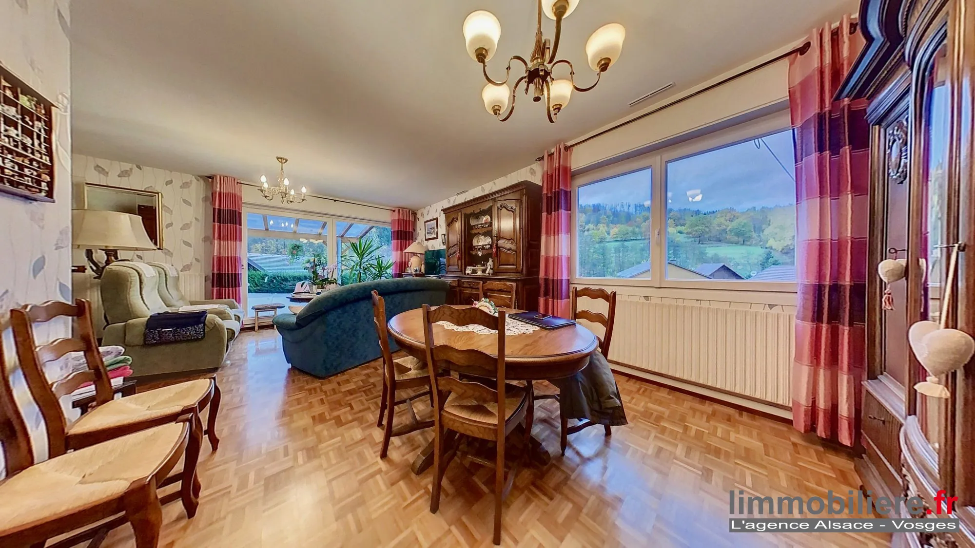 Maison en viager occupé à Ban de Laveline, 102 m², terrain arboré, sans rente 