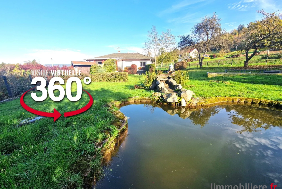 Maison en viager occupé à Ban de Laveline, 102 m², terrain arboré, sans rente 