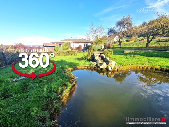 Maison en viager occupé à Ban de Laveline, 102 m², terrain arboré, sans rente