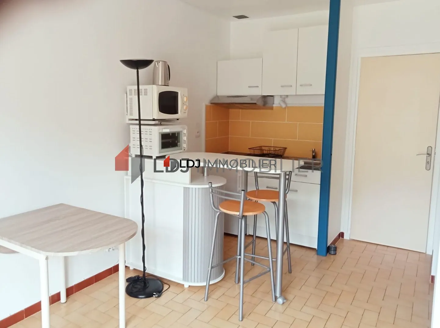 Studio lumineux meublé de 18,75 m² avec balcon à Amélie-les-Bains-Palalda 