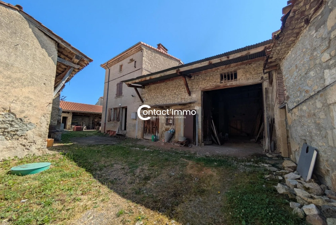 Maison à Moissat avec 4 chambres, grande parcelle et dépendances - Opportunité à saisir 
