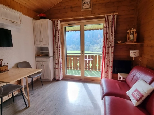 Appartement 1 Chambre avec Mezzanine et Balcon à La Chapelle d'Abondance