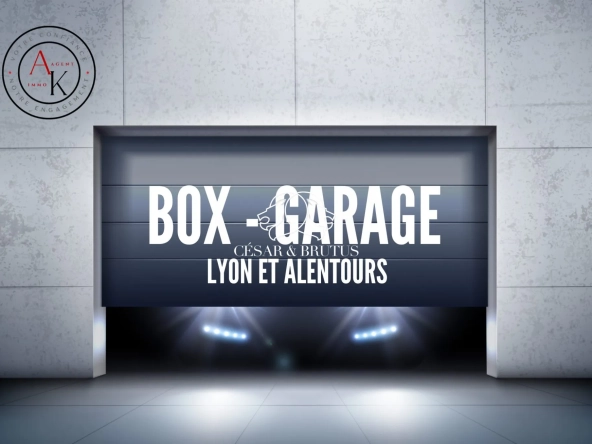 Garage sécurisé de 15 m² à vendre à Bron, proche transports