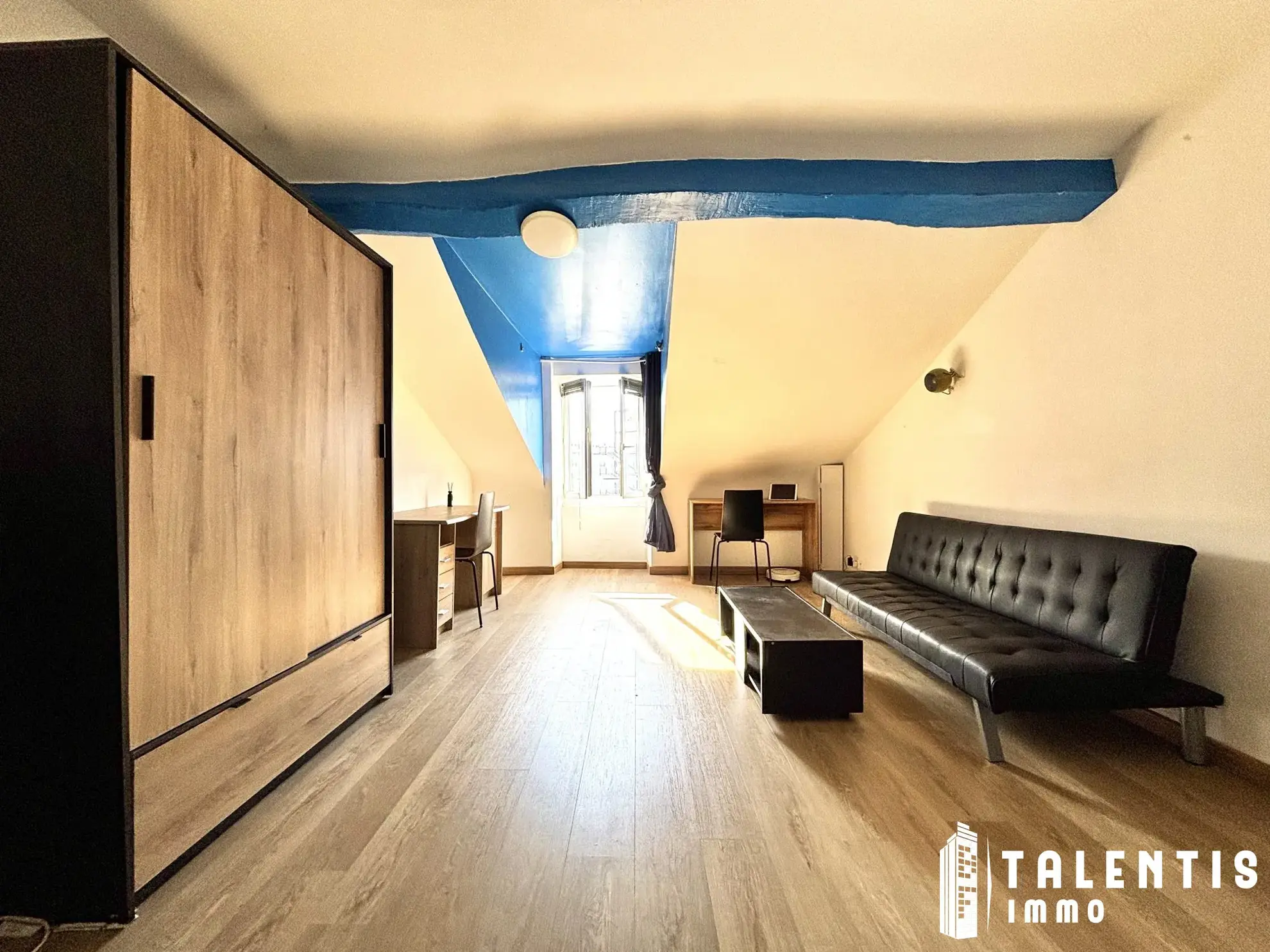 Appartement 2 pièces lumineux à Nantes proche CHU – Dernier étage 